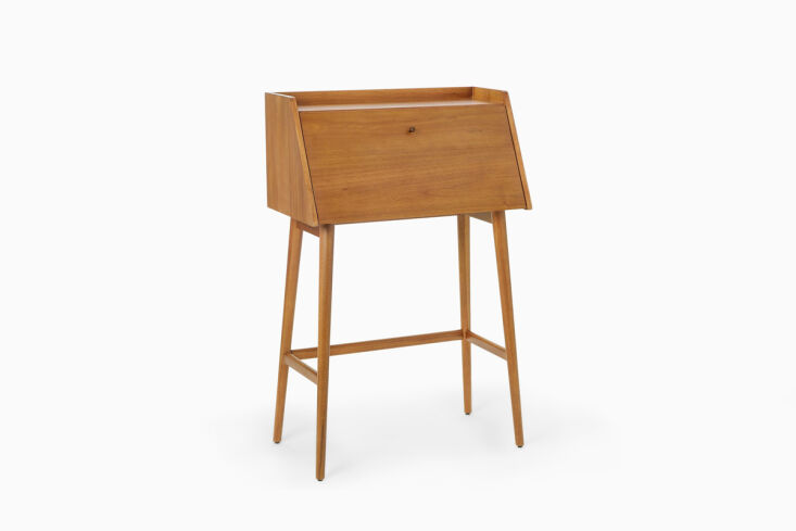 midcentury mini secretary desk from west elm 16