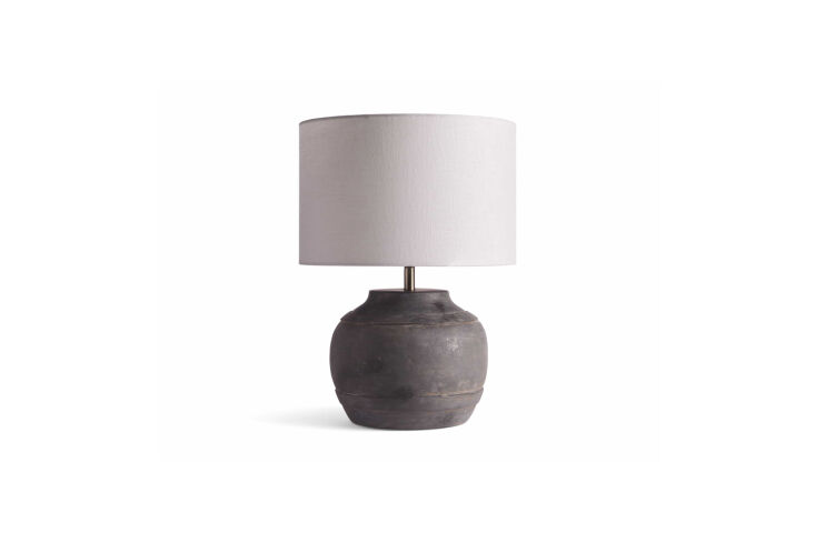 arhaus farrow table lamp charcoal 77