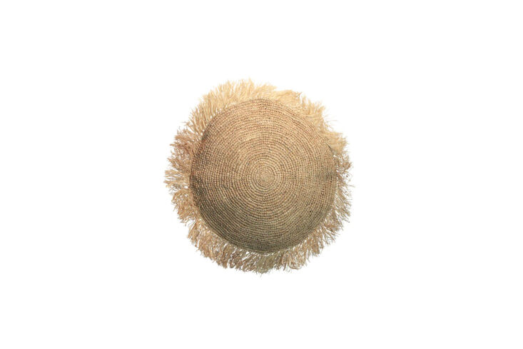 bd studio raffia round pillows set of 2 7