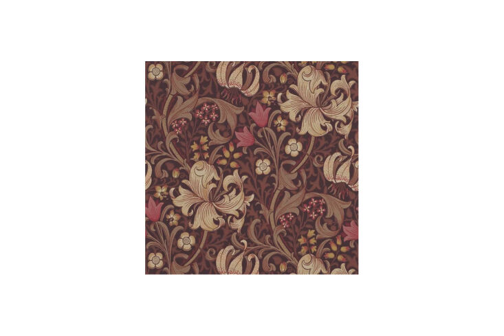 william morris morris & co. golden lily floral wallpaper roll 3