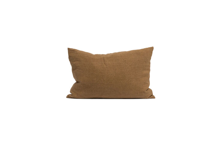 by molle linen cushion cinnamon 18