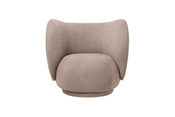 ferm living rico lounge chair boucle 5