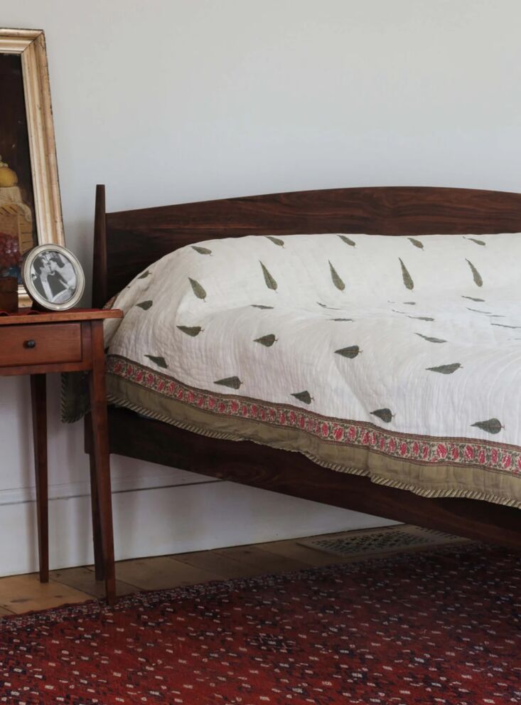 The Roseland Bed, inspired by Shaker dormitories.