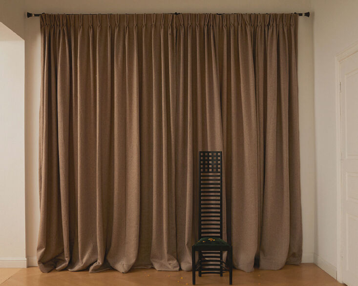 the hues aspen wool blend curtain 9