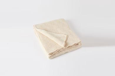 Fog Linen Work Cotton Blanket - Senovinis