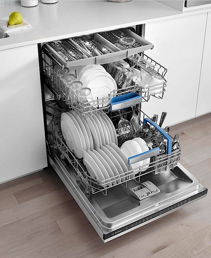 Bosch dishwasher discount inside picture