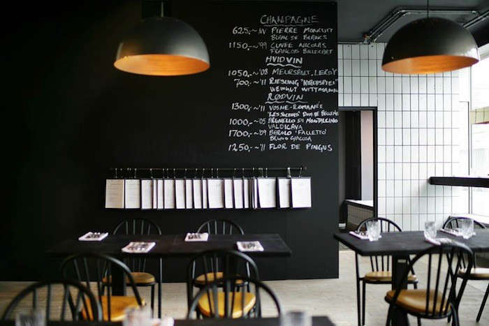 Kul A Charcoal Colored Grill Restaurant in Copenhagen Remodelista