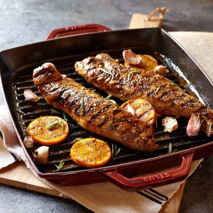 Staub Cast Iron Double Handled Grill Pan