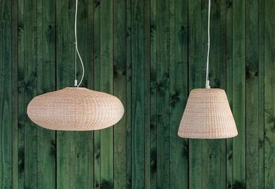 Net Gains: 5 Fishing Baskets as Sculptural Lights - Remodelista