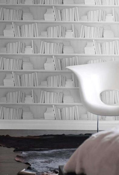 Instant Architecture: Trompe l'Oeil Wallpaper - Remodelista