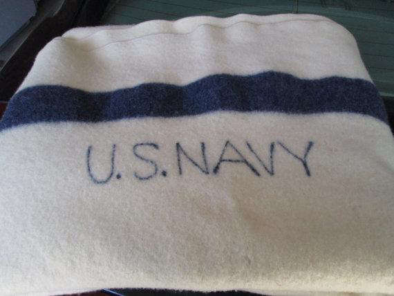 In the Navy: Wool Blankets with a Nautical Appeal - Remodelista