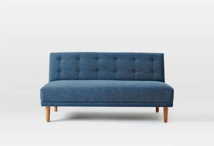 West elm rounded retro sectional online
