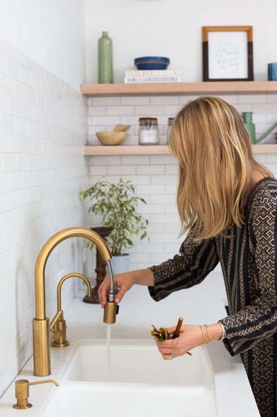 5 Favorites: Brass Faucets for the Kitchen - Remodelista