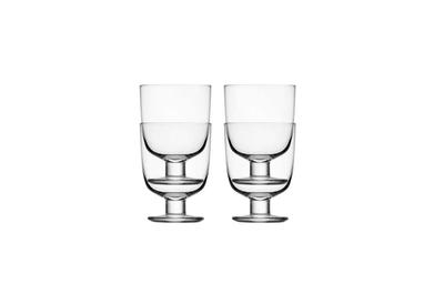 2-pack Stackable Drinking Glasses - Clear glass - Home All