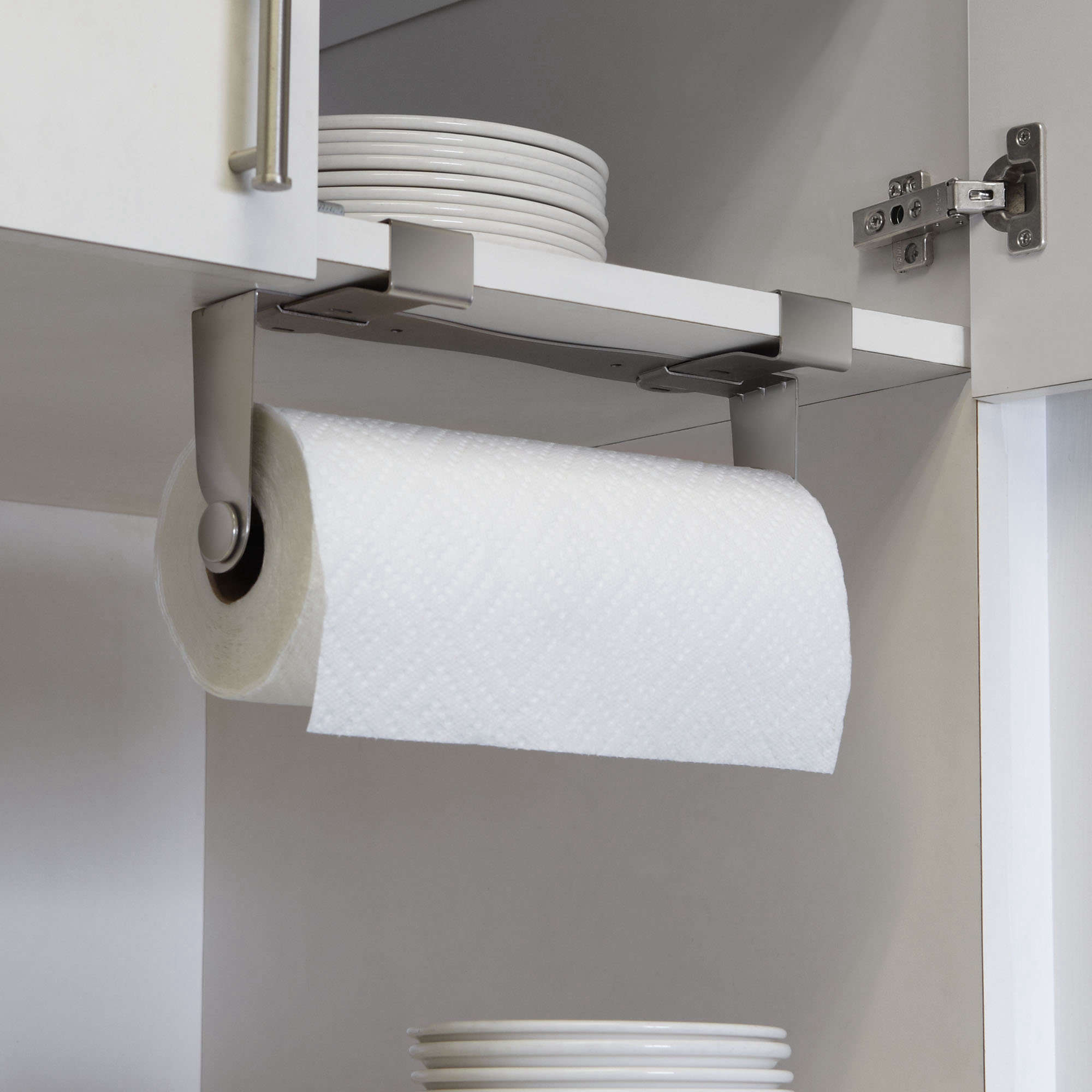 Diy under cabinet paper towel online holder