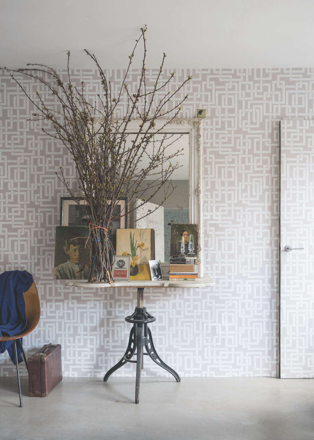 DIY: An Economical Wallpaper Alternative - Remodelista | Home wallpaper,  Home, Farrow ball