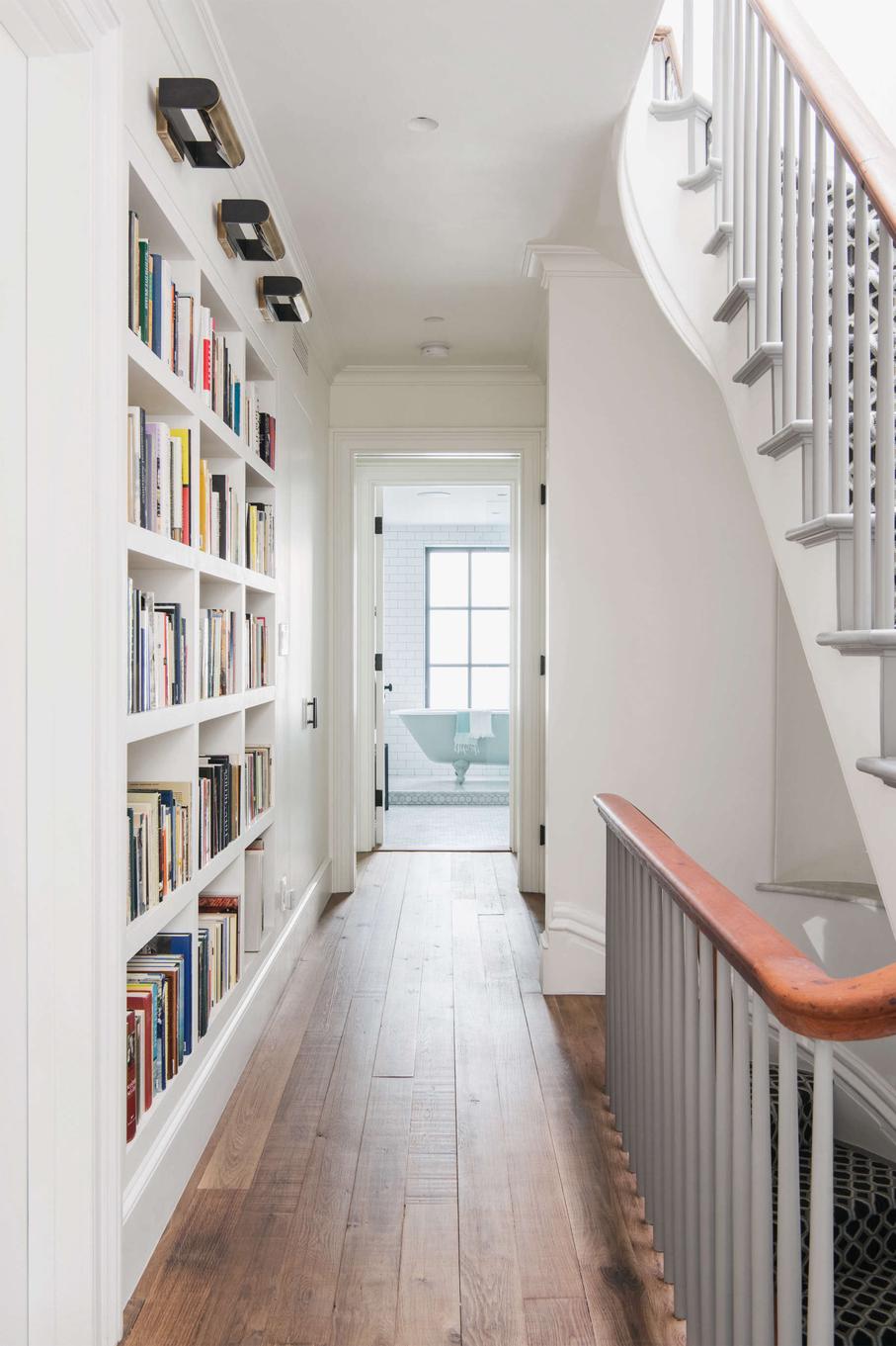 hallway brooklyn brownstone remodel elizabeth roberts staircase 15