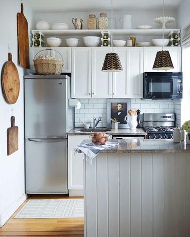 simple small kitchen