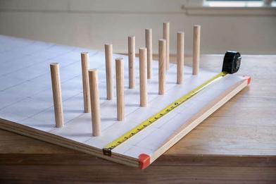 Wooden Peg Board - Mad About The House