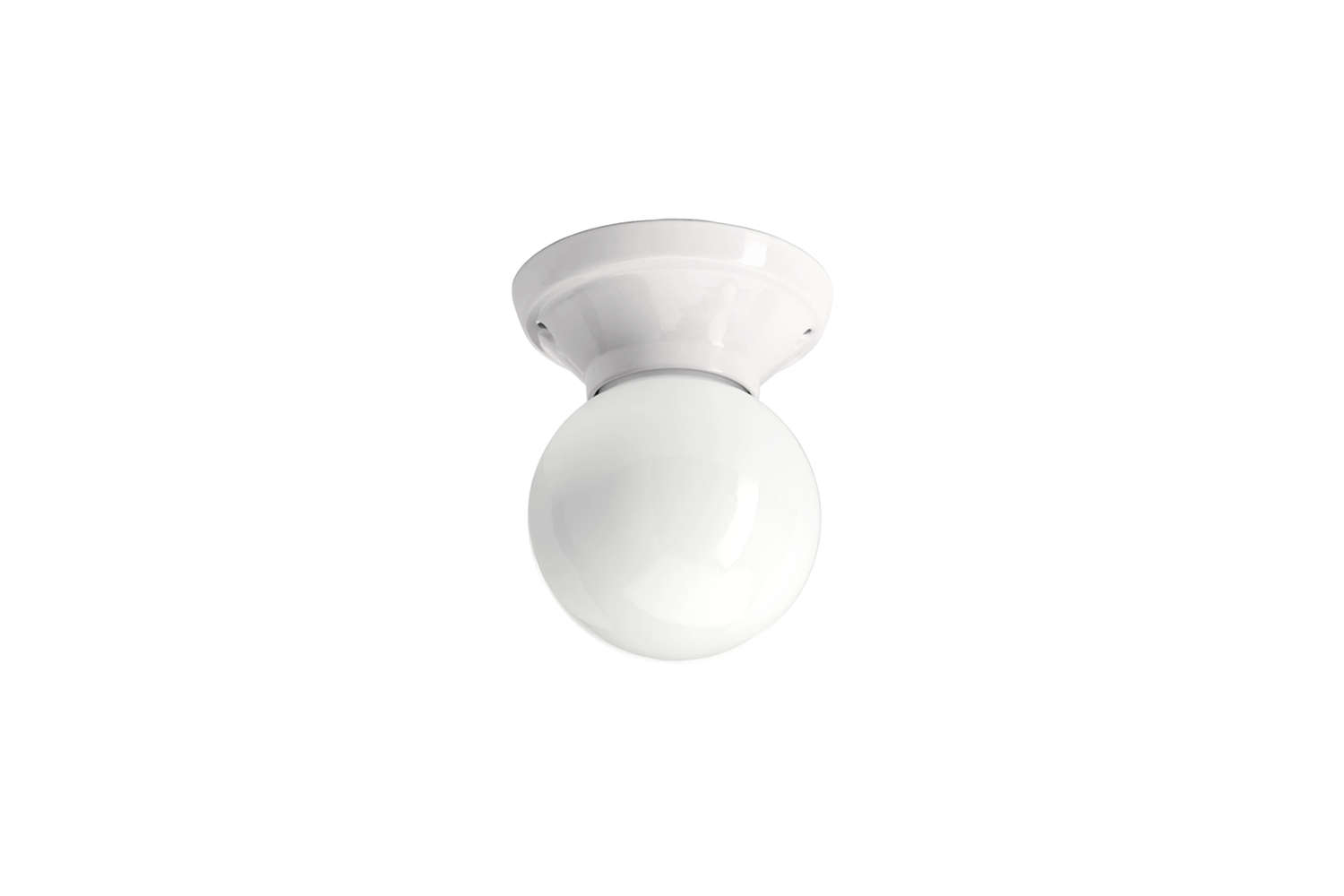 Porcelain flush on sale mount light