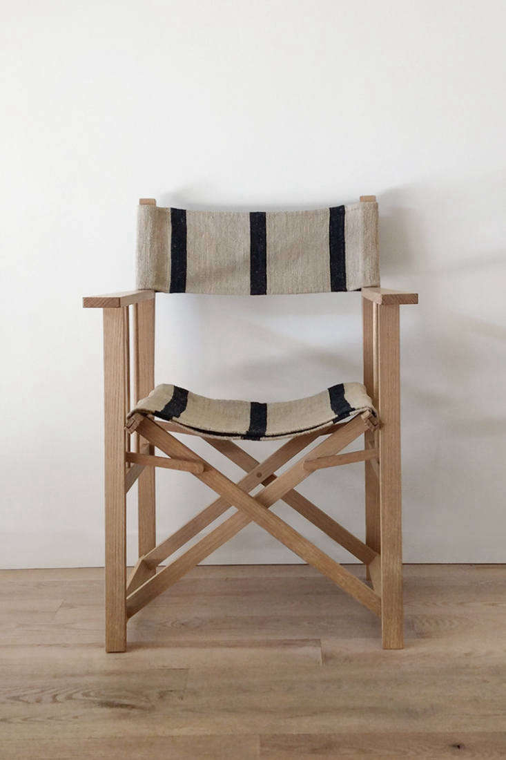 Object of Desire Director s Chairs with Striped Vintage Grain