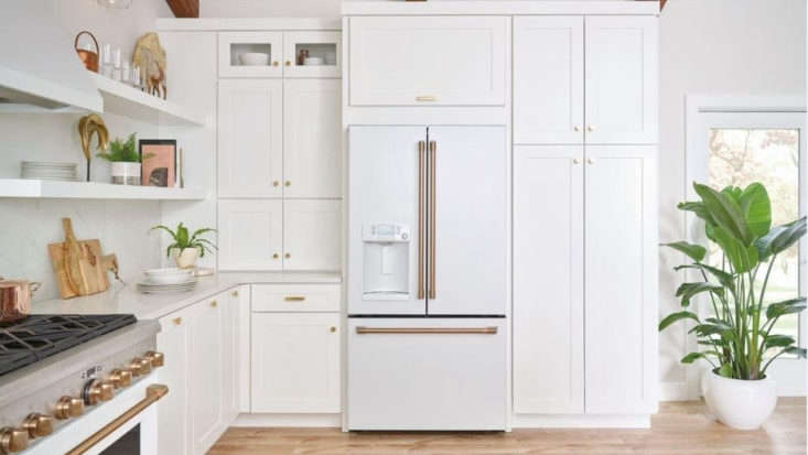 Ge matte on sale white refrigerator