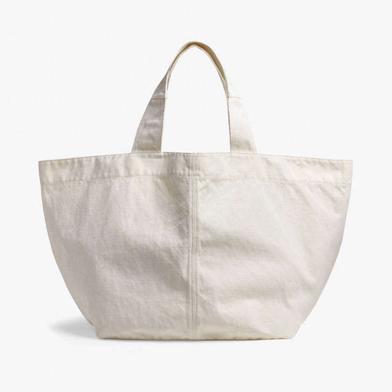 DUSUN White V-Shape Canvas Tote, Best Price and Reviews