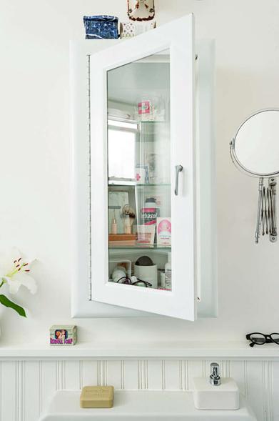 Design Sleuth: 5 Bathroom Mirrors with Shelves - Remodelista