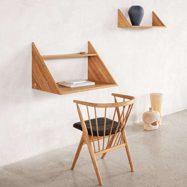 Modern wall store mounted desk