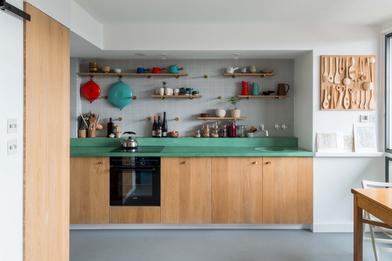 Recreate the Look of This Minty Green Boston Kitchen, Architectural Digest