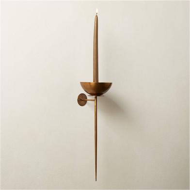 High/Low: Brass Candle Sconces for the Solstice - Remodelista