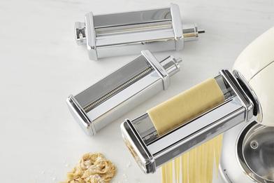 2023 Noodle Maker 3 IN 1 Pasta Roller Cutter Set Attachment for KitchenAid  Stand Mixers,Stainless Steel Pasta Maker Accessory