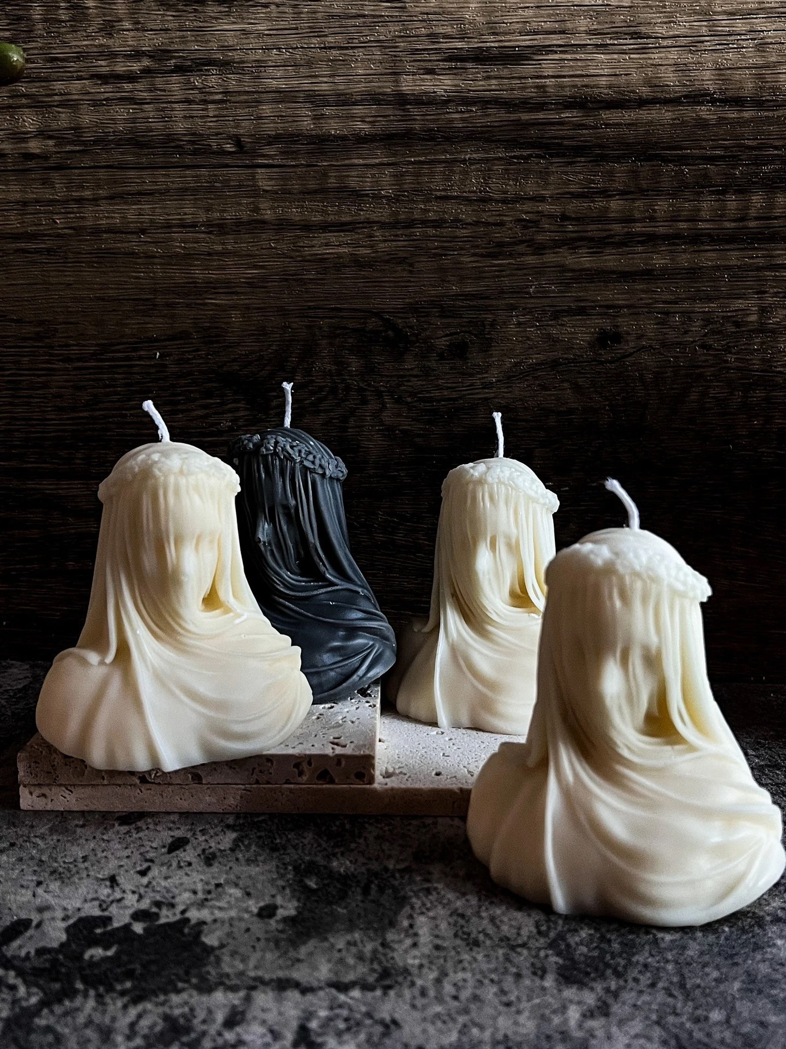 Temporary Sculpture: 9 Beguiling Candles That Look Like Statuary