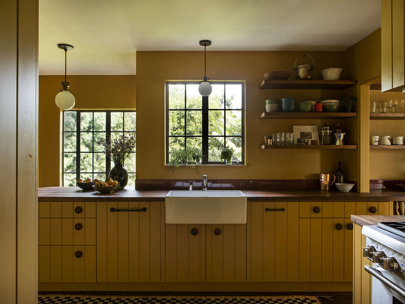 Steal This Look: A Muddy Yellow Kitchen in Los Feliz