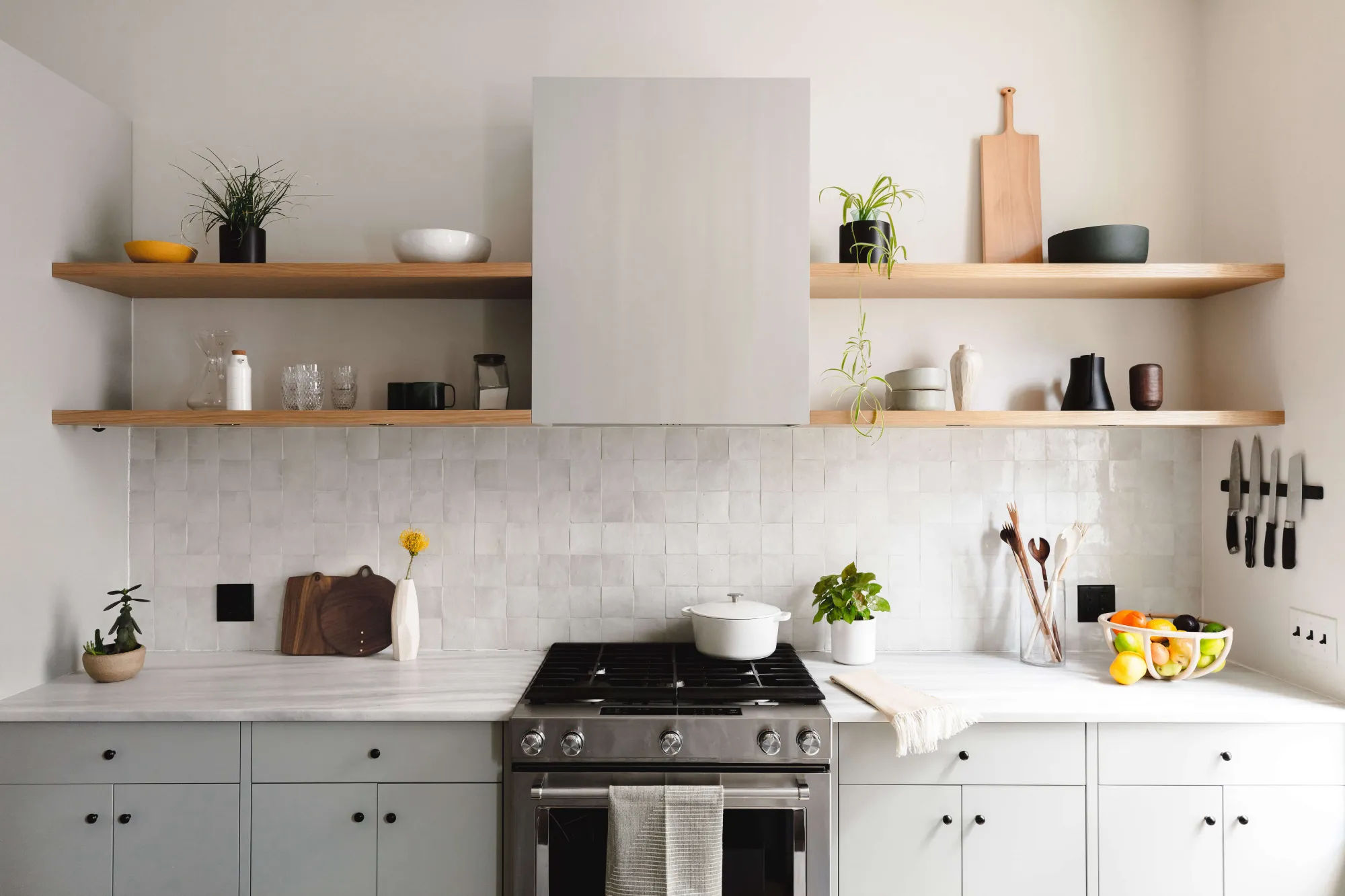 Kitchen of the Week: A Brooklyn Kitchen Designed Around the Keywords "Social" and "Minimal but Warm" - Remodelista