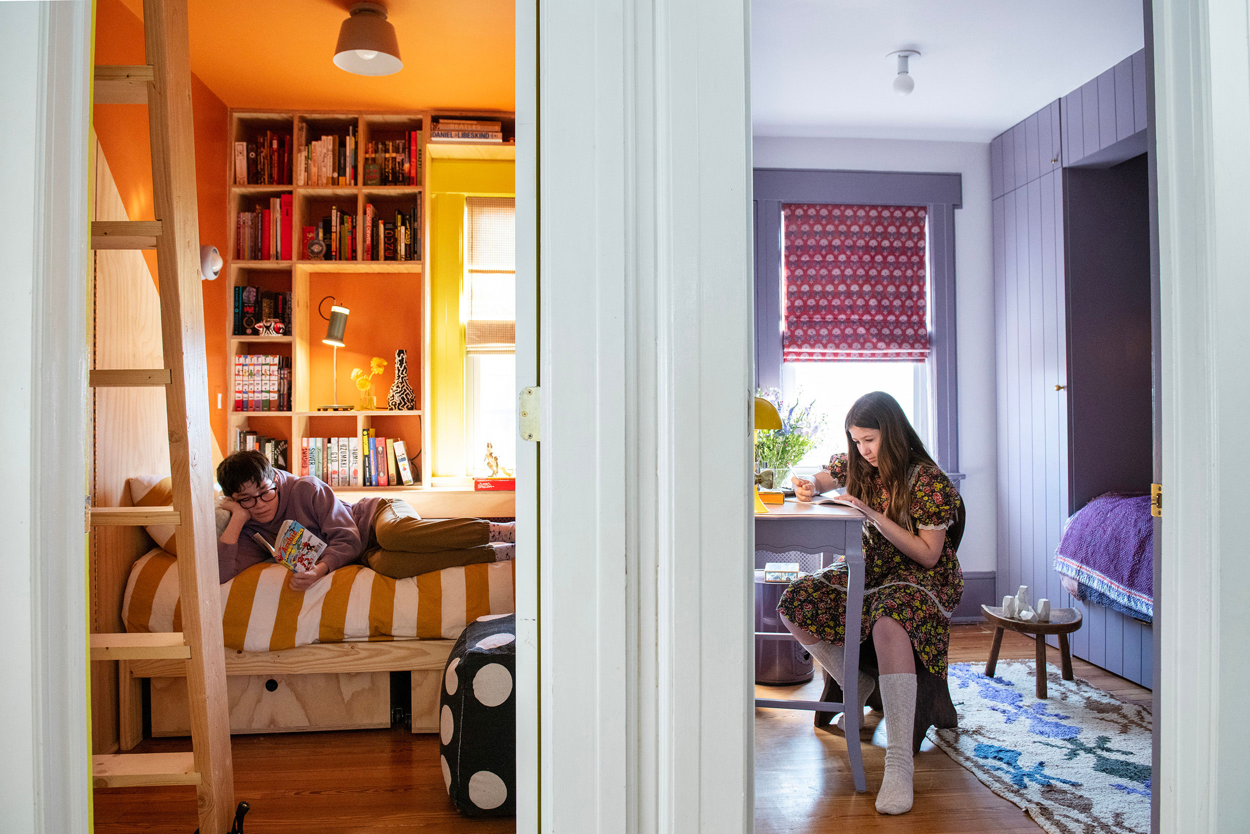 A 900-Square-Foot House for a Family of 4 Goes from Chaotic to Calm