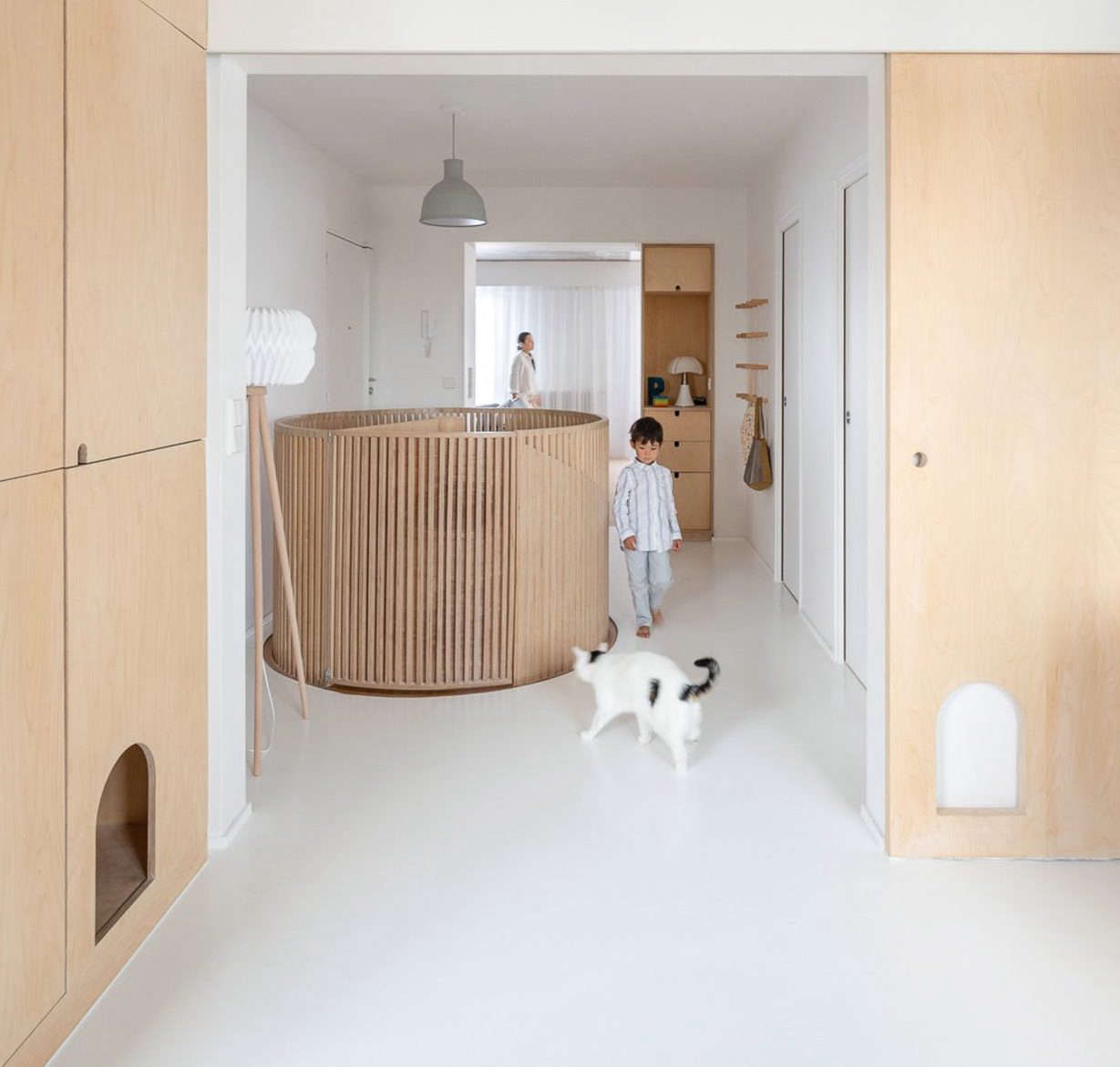 Très Chic: A Smart, Stylish Parisian Apartment Designed for a Young Family (and Cat, Too) - Remodelista