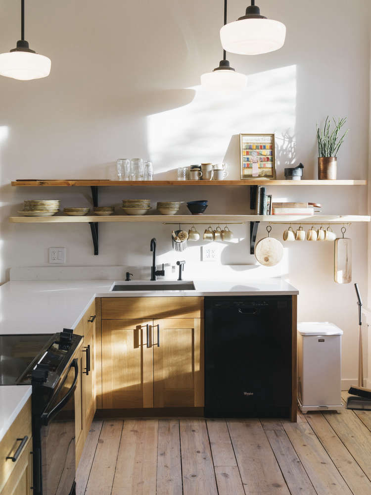 Kitchen of the Week: A Communal Kitchen/Library at the Jennings Hotel - Remodelista