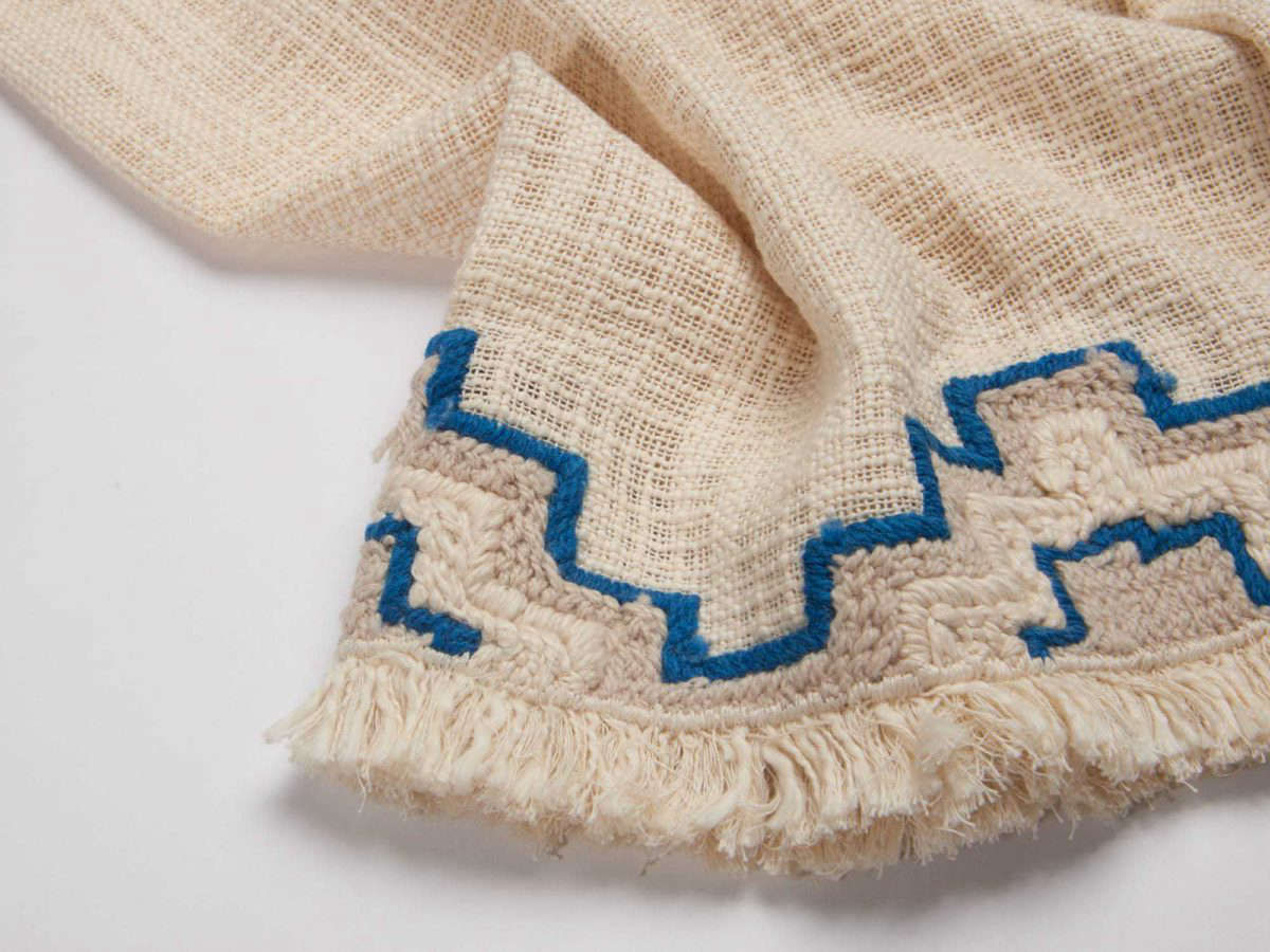 Object of Desire: Hand-Embroidered Mohair Blankets from Jupe by Jackie - Remodelista