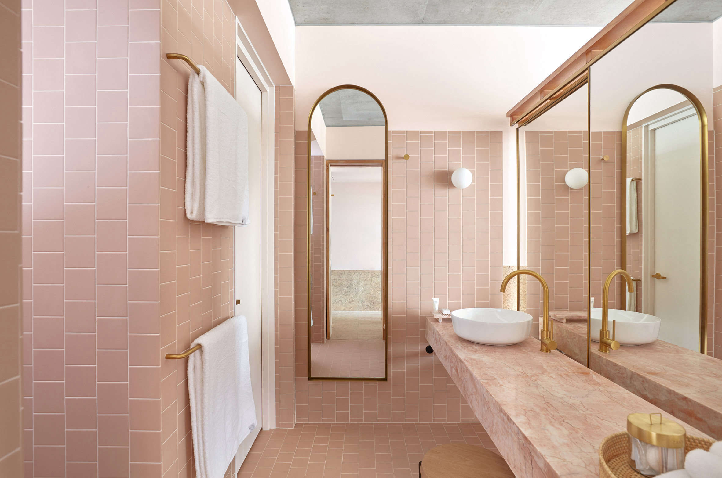 Powder Room: 11 Favorite Pink-Hued Bathrooms, Modern Edition - Remodelista