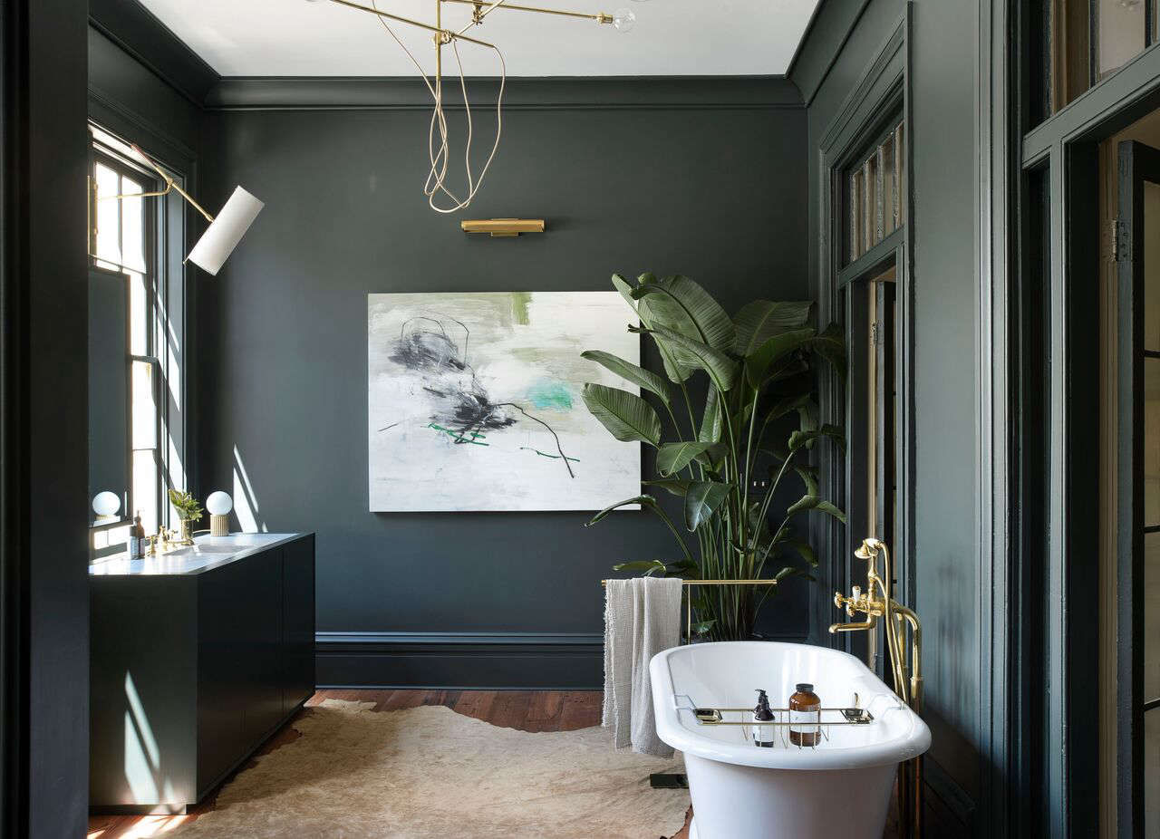 farrow and ball green bathroom