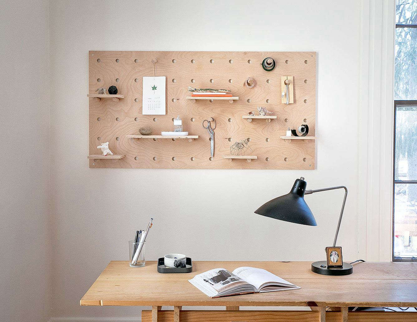 Trending on The Organized Home: Utilitarian Luxe (Pegboard DIY Included) - Remodelista