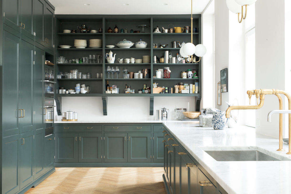 Classic Engish Kitchen Design in a Grand Copenhagen Remodel by Kvanum