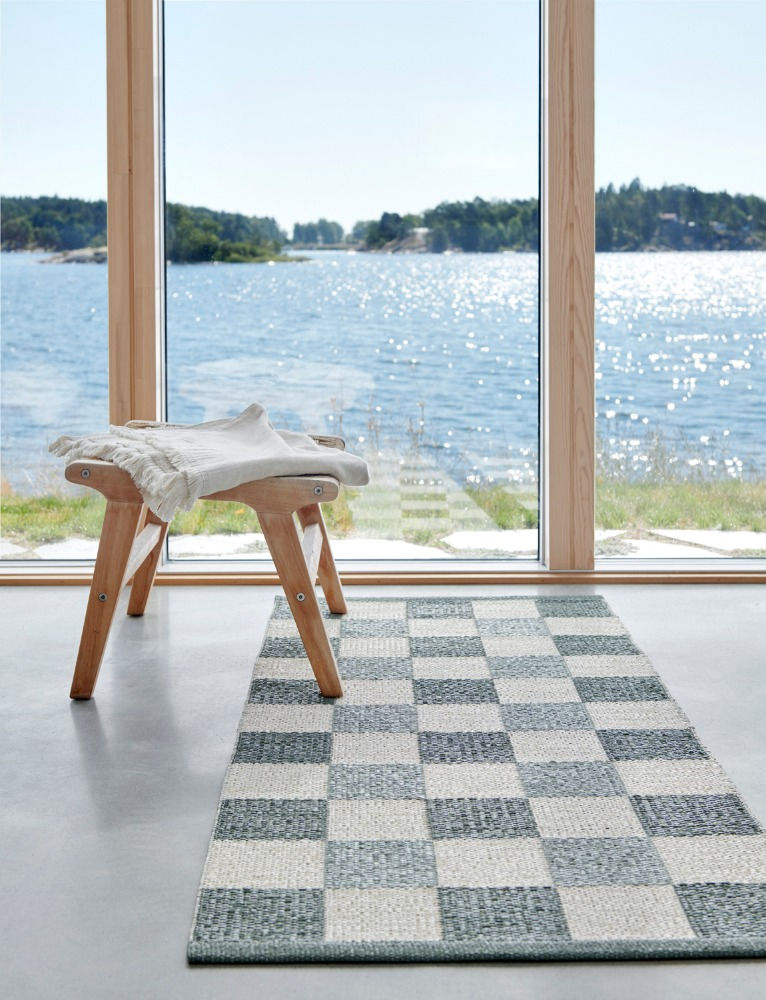 Summer-Proof Rugs from Pappelina, With Nods to the Swedish Archipelago - Remodelista