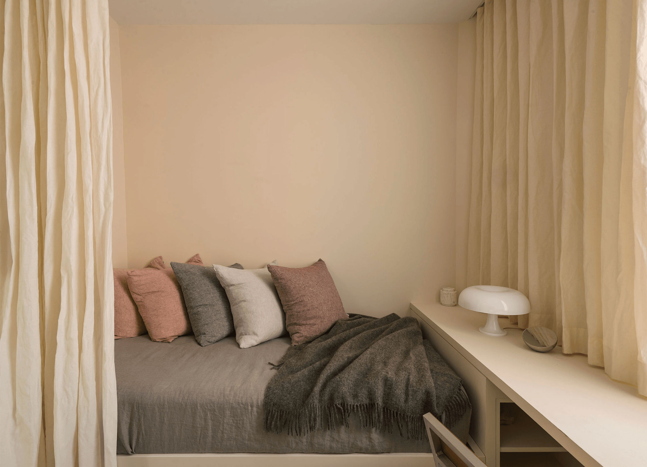 Steal This Look: A Belgian-Inflected Guest Bedroom, 100 Square Feet Small - Remodelista