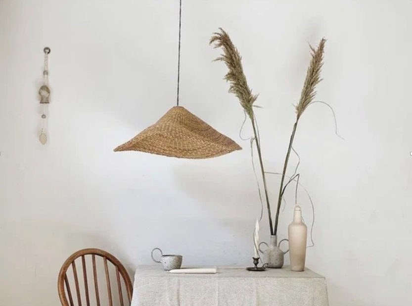 Trend Alert: 8 Wavy Wicker Hanging Lights