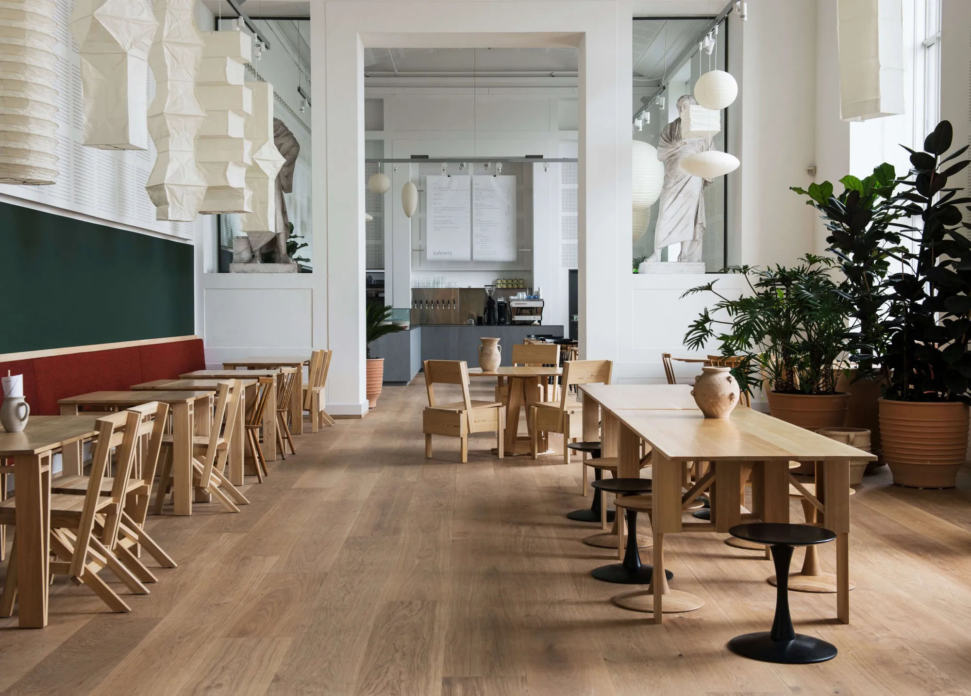 Kafeteria and Kunst: A New Copenhagen Cafe by Frederik Bille Brahe and Danh Vo - Remodelista