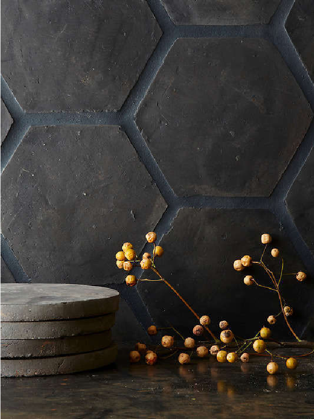 Black Terracotta Tiles, Inspired by Belgium and Handmade by Clé Web ...