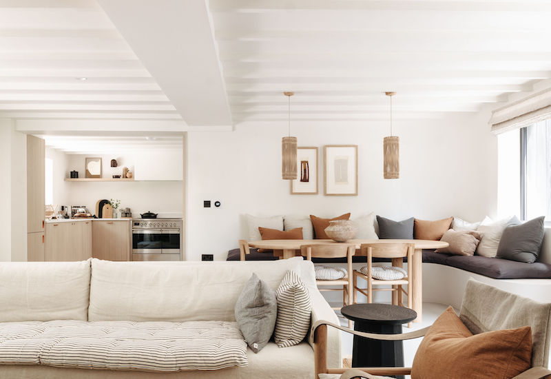 Steal This Look: A Linen-Layered Living Room in an English Holiday Rental - Remodelista