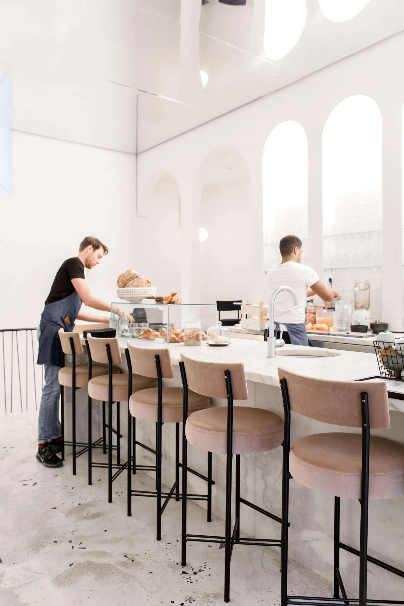 Dear Breakfast: An Architectural New Restaurant in Lisbon, Portugal